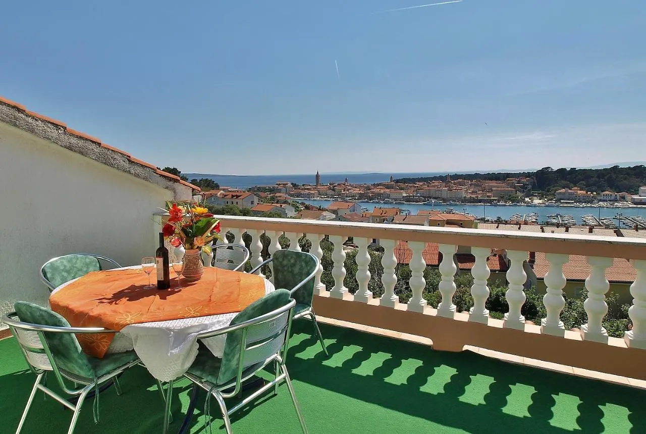 Unterkunft Kata Mit Panoramablick Auf Die Stadt Rab Appartement Rab Town
